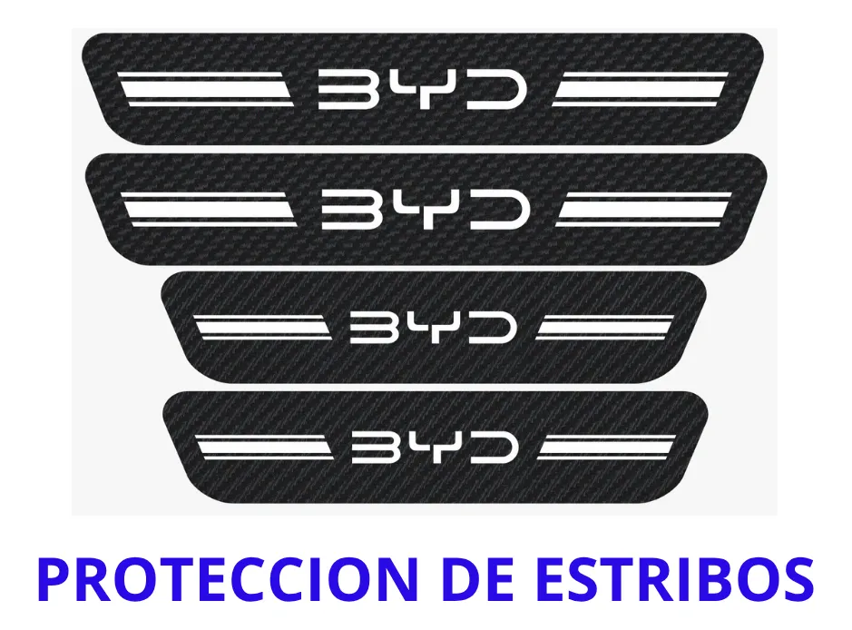 Sticker Protección De Estribos Puertas Byd Diseño 3 - Image 2