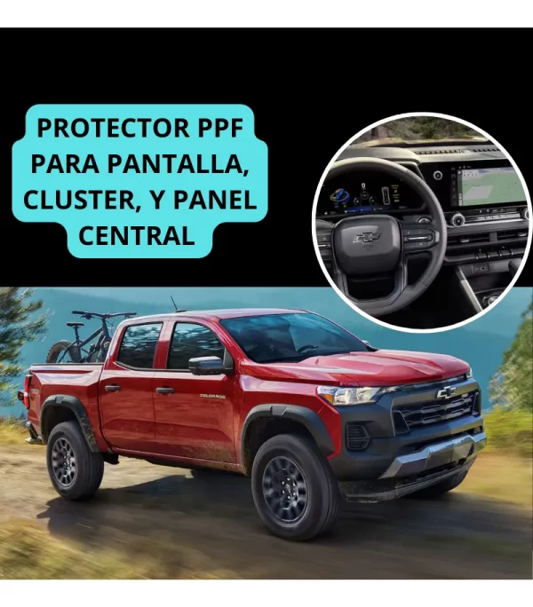 Protección Ppf Pantalla,clúster,panel Para Chevrolet Lt 2024
