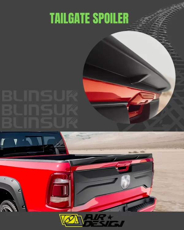 Tailgate Spoiler Dodge Ram 1500 2019 - 2025