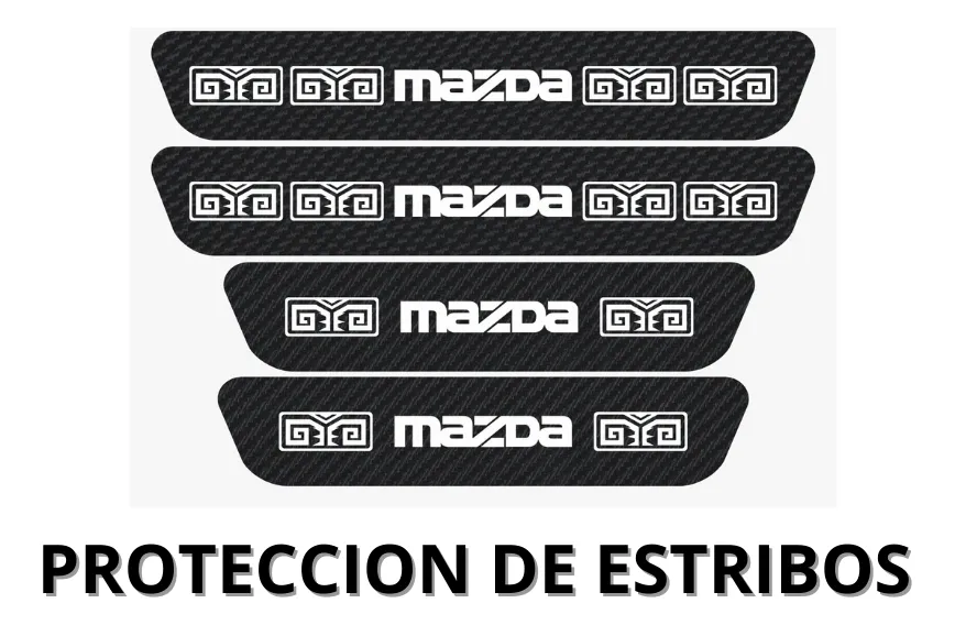 Sticker Protección De Estribos Puertas Mazda Diseño 2 - Image 2