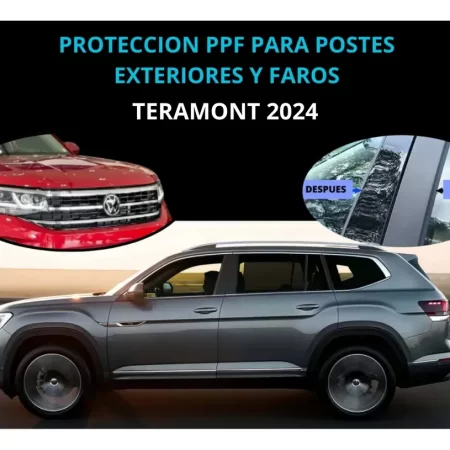 Protecciòn Ppf Postes Exteriores Y Faros Teramont R 2024 - Image 2