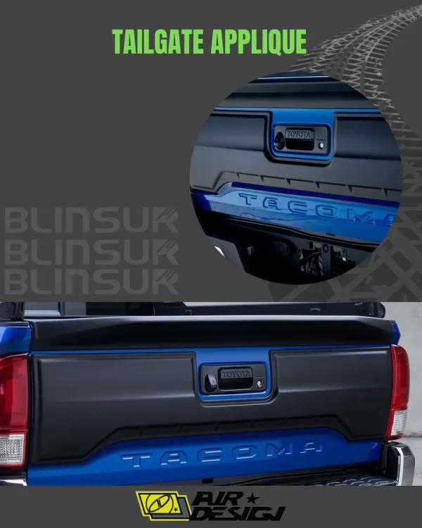 Tailgate Applique Para Toyota Tacoma 2016 - 2023