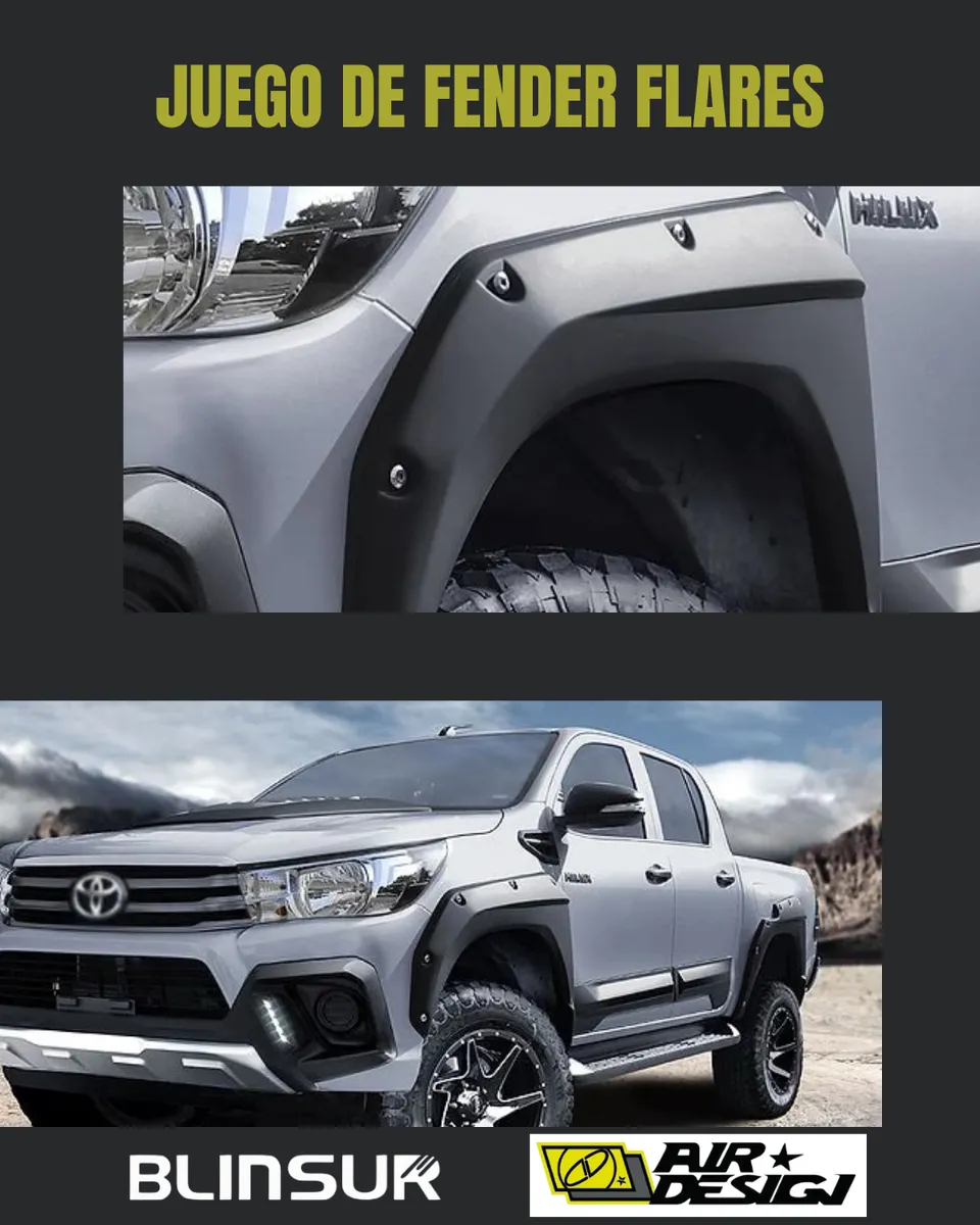 Juego De Cantoneras Toyota Hilux 2017 - 2020 - Image 2