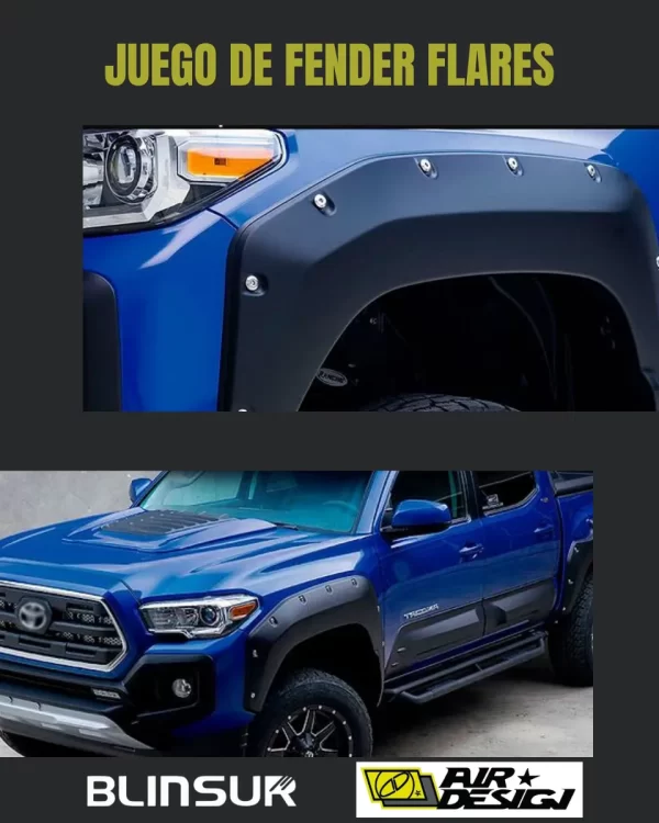 Juego De Cantoneras Toyota Tacoma 2016 - 2023