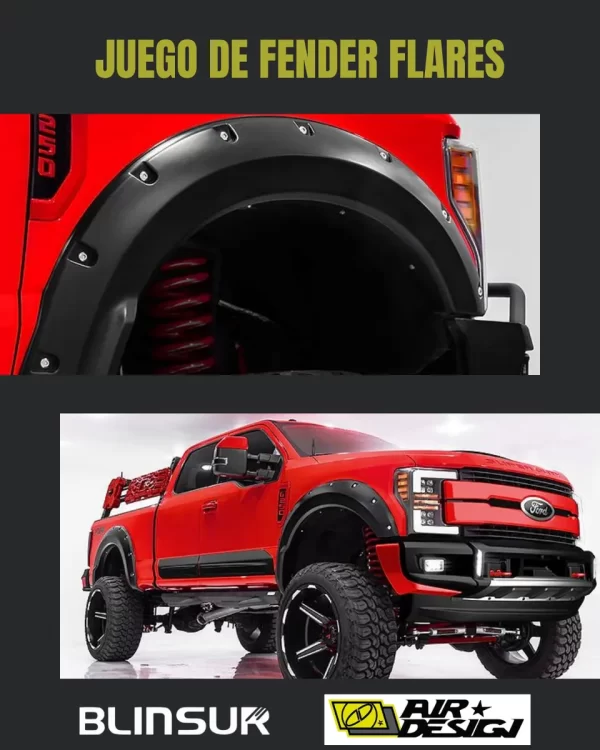 Juego De Cantoneras Ford F-250 2017-2022