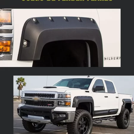 Juego De Cantoneras Caja Corta Chevrolet Silv 1500 2014-2018 - Image 2