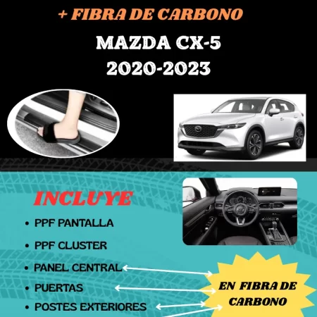 Kit Car Ppf Y Fibra De Carbono Mazda Cx-5 2020-2023 - Image 2