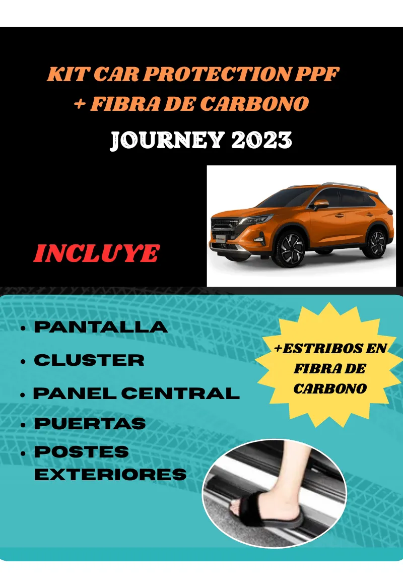 Kit Car Ppf Y Fibra De Carbono Journey 2023 - Image 2