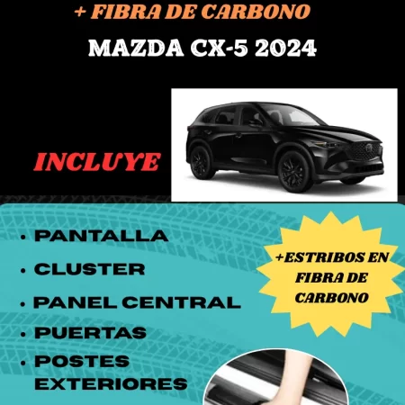 Kit Car Ppf Y Fibra De Carbono Mazda Cx-5 2024 - Image 2