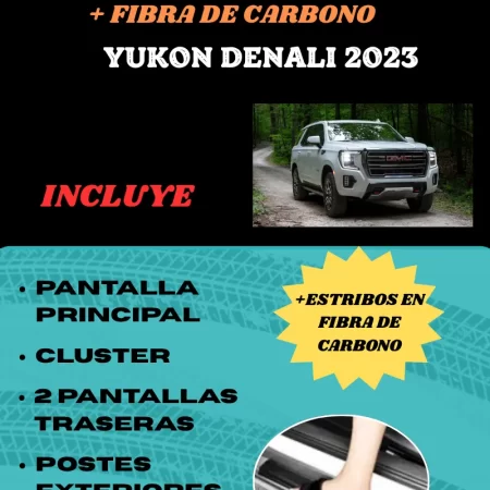 Kit Car Ppf Y Fibra De Carbono Para Yukon Denali 2023 - Image 2