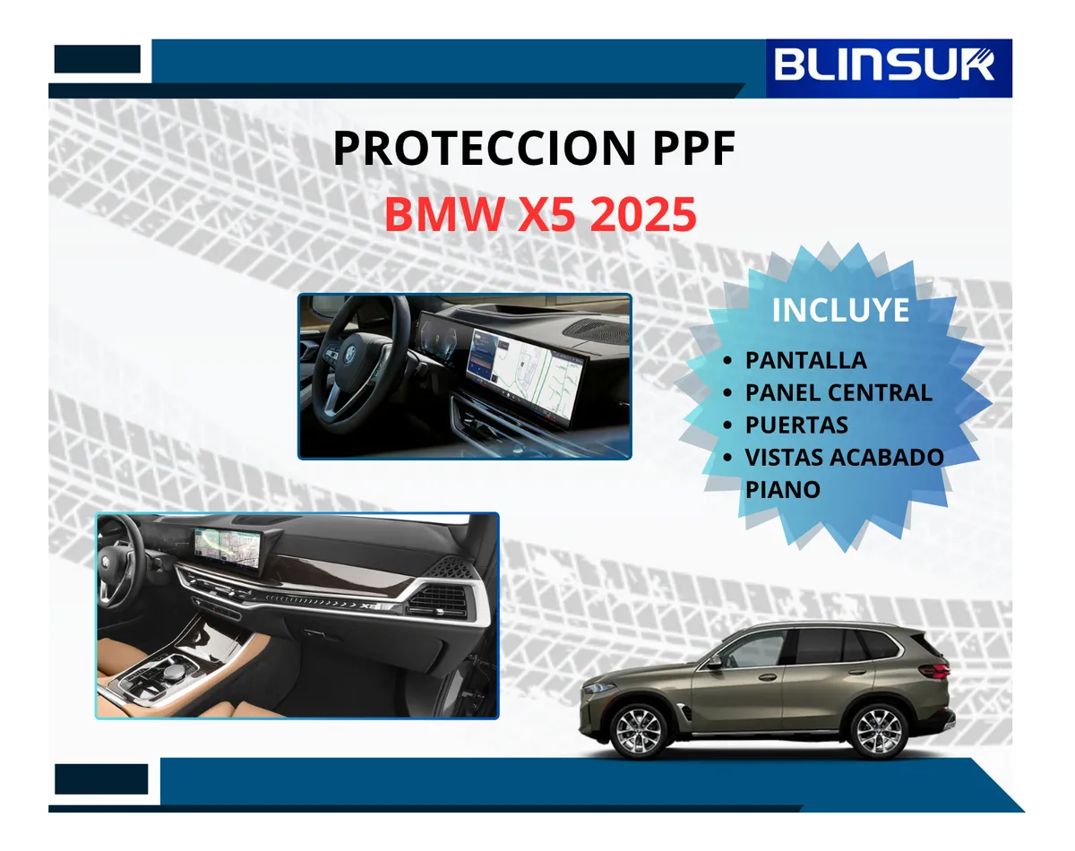 Kit Proteccion Ppf  Para Bmw X5 2025 - Image 2