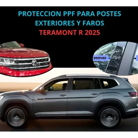 Protecciòn Ppf Postes Exteriores Y Faros Teramont R 2025 - Image 2
