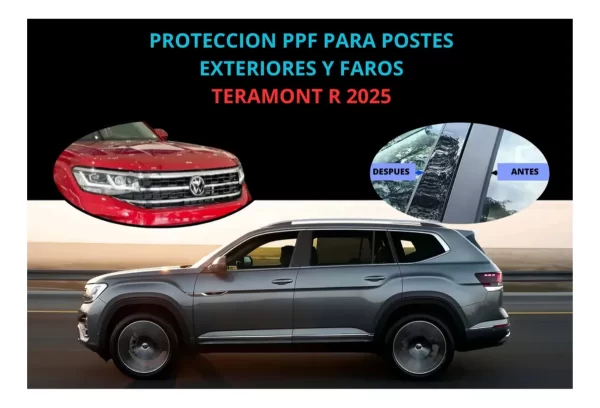 Protecciòn Ppf Postes Exteriores Y Faros Teramont R 2025