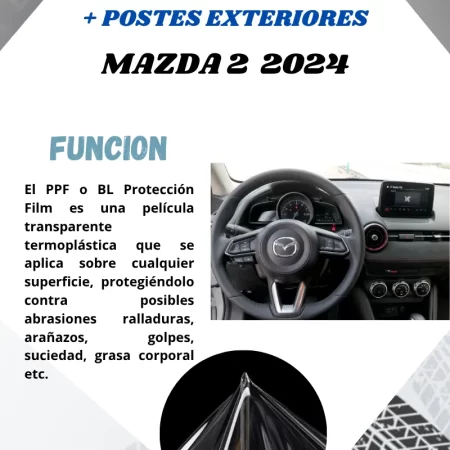 Ppf Pantalla Cluster Panel Y Postes Ext. Mazda 2 2024 - Image 2