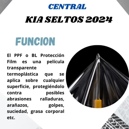 Protección Ppf Pantalla Y Panel Central Para Kia Seltos 2024 - Image 2