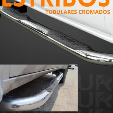 Estribos Tubulares Chevrolet Silverado Corto 1988 - 1998 - Image 2