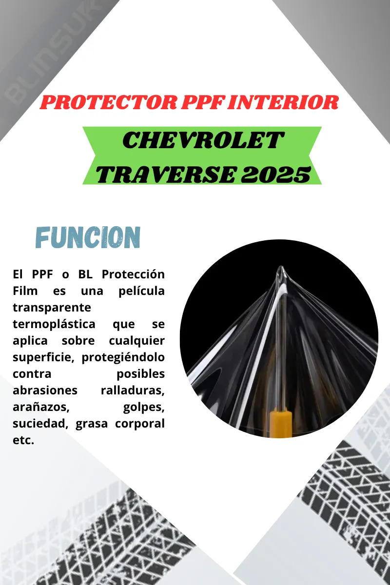 Kit Proteccion Ppf  Para Chevrolete Traverse 2025 - Image 2