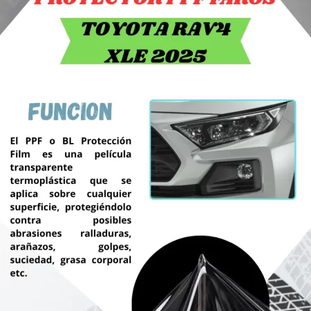 Protector Ppf Faros Para Toyota Rav4 Xle 2025 - Image 2