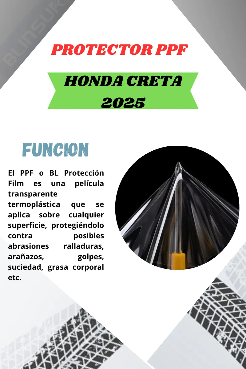 Protector Ppf Exterior Para Honda Creta 2025 - Image 2