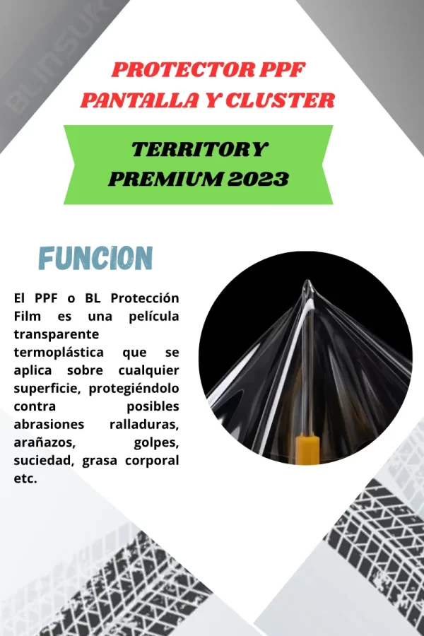 Protección Ppf Pantalla Y Clúster Territory Premium 2023