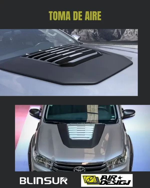 Toma De Aire Para Toyota Hilux 2017-2023 Airdesign