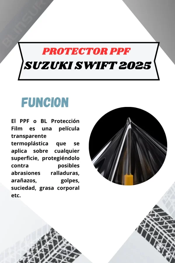 Protección Bl Ppf De Pantalla Para Suzuki Swift 2025