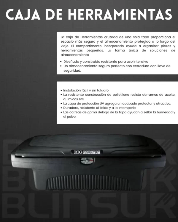 Caja De Herramientas Big Country Para Ram 700 Reg 2021-2025