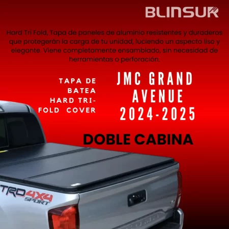 Tapa Rígida Trifold  Para Jmc Grand Avenue 2024-2025 - Image 2