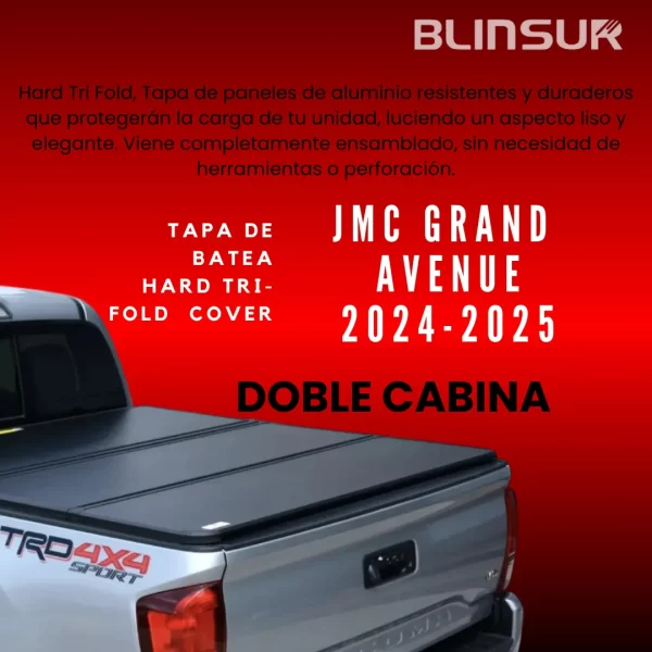 Tapa Rígida Trifold  Para Jmc Grand Avenue 2024-2025