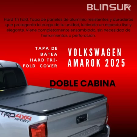 Tapa Rígida Trifold  Para Volkswagen Amarok 2025 - Image 2