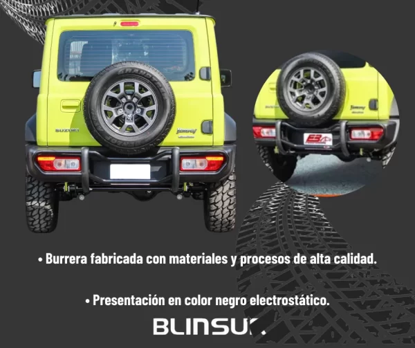 Bumper Trasero Suzuki Jimny 2020 - 2023 Defensa Bronx