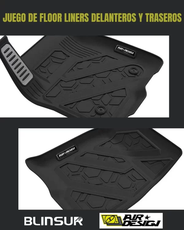 Juego De Tapetes Delantero Y Trasero Chev Silve 2019-2025