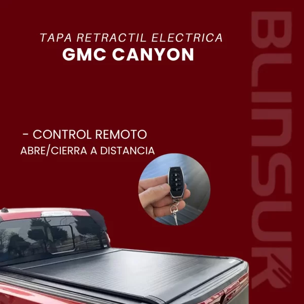 Tapa Cubre Batea Retractil Electrica Gmc Canyon 2016-2025