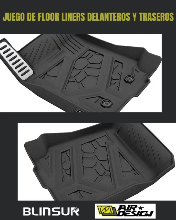 Juego Tapetes Delanteros Y Traseros Ford Ranger 2019-2022
