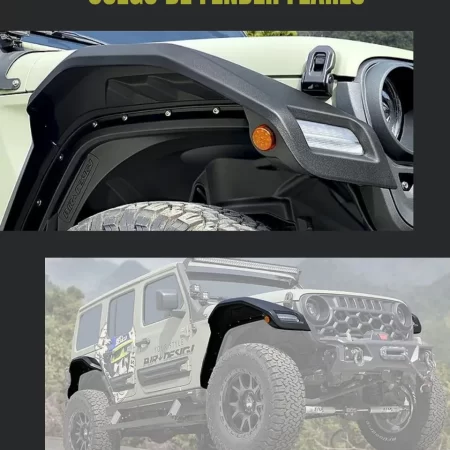 Juego De Cantoneras Panther Pro Fender Jeep Wranglerjl 18-25 - Image 2