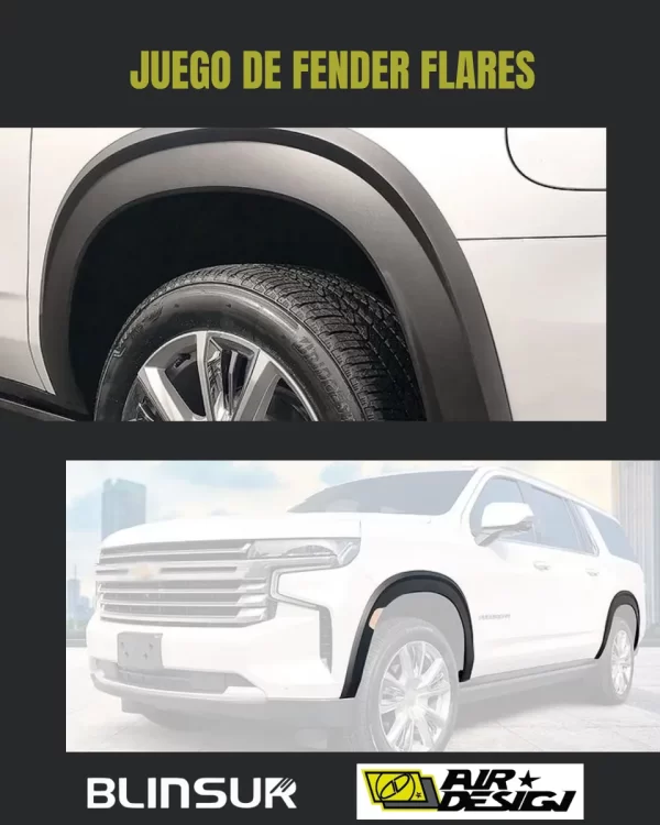 Juego De Cantoneras Tipo Oe Chev Suburban 2021-2024