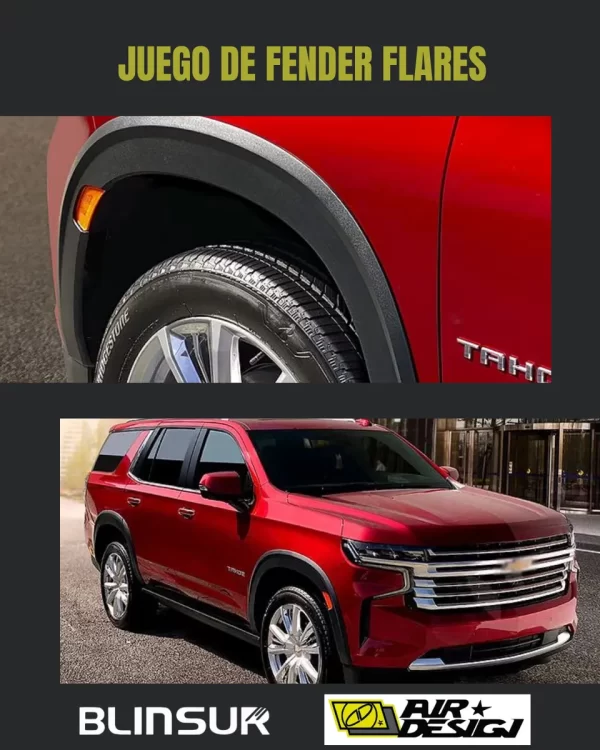 Juego De Cantoneras Tipo Oe Chev Tahoe 2021-2024