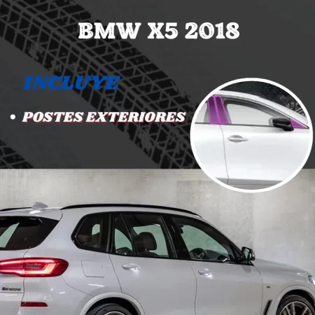 Protección Fibra De Carbono Postes Compatible C/ Bmw X5 2018 - Image 2