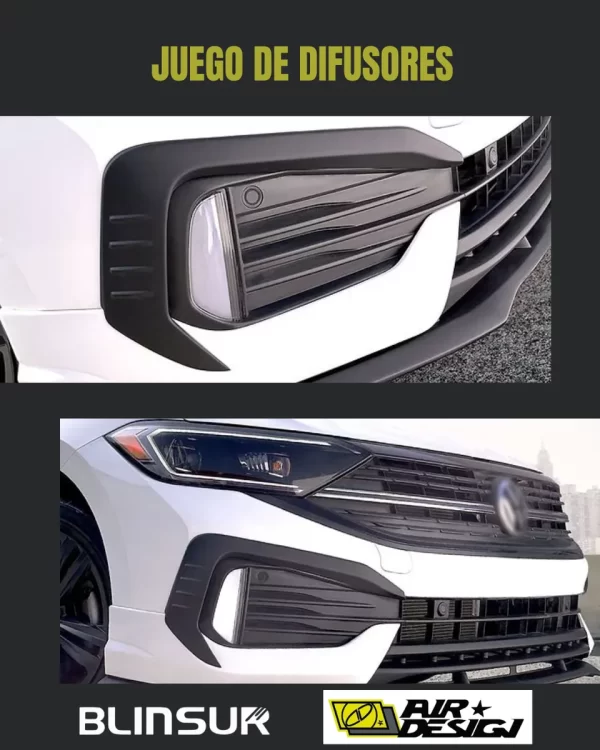 Juego De Difusores Para Vw Jetta 2022 - 2024