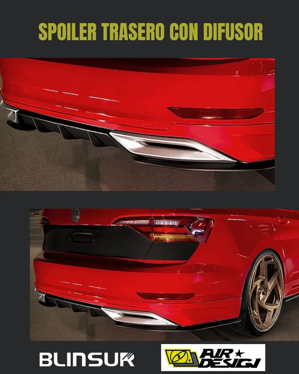 Spoiler Trasero Con Difusor Para Vw Jetta 2019 - 2021 - Image 2
