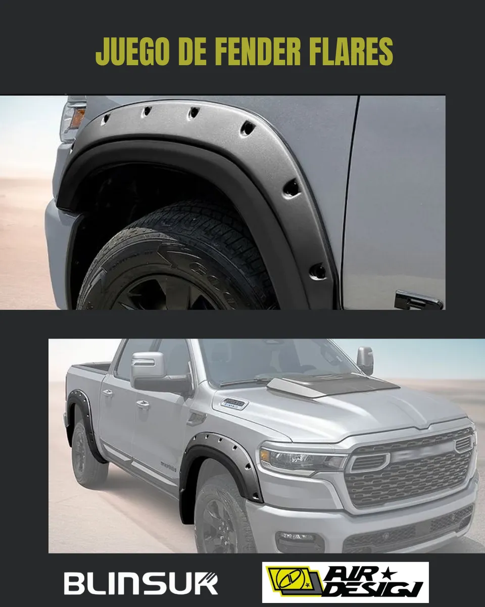 Juego De Cantoneras Para Dodge Ram 2025 - Image 2