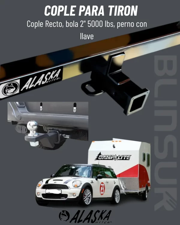 Kit Arrastre Cople Recto, Bola, Perno Con Llave