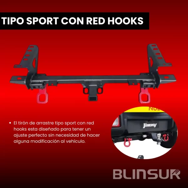 Tiron De Arrastre Sport Con Red Hooks Jac T8 2012-2022