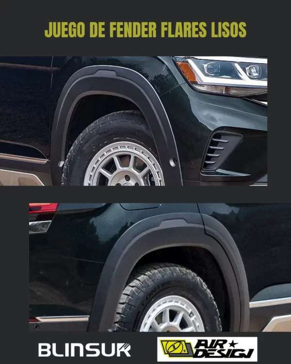 Juego De Cantoneras Lisos Volkswagen Atlas 2021 - 2023