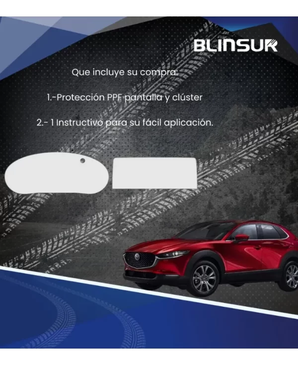 Protección Pantalla Y Clúster Compatible Con Mazda Cx5 2024