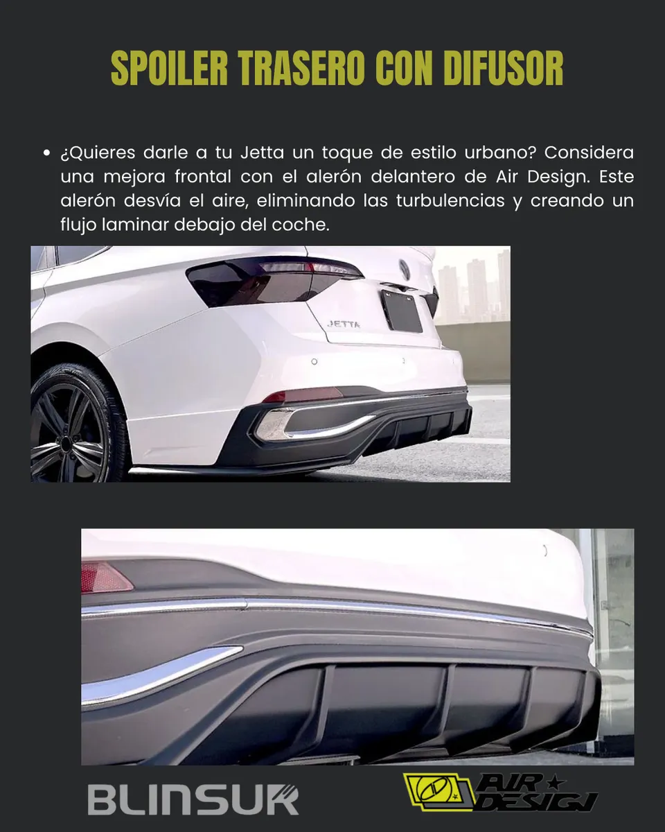 Spoiler Delantero Con Splitter, Vw Jetta 2022/2025 - Image 2