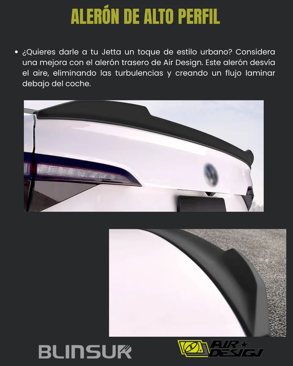 Aleron Trasero Para Unidad  Volkswagen Jetta 2019  - 2025 - Image 2