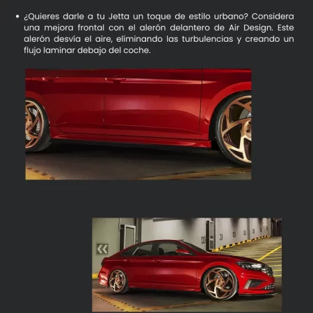 Juego De Faldones Laterales Para Vw Jetta 2022/2025 - Image 2