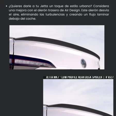 Alerón De Bajo Perfil Para Vw Jetta 2019 - 2025 - Image 2