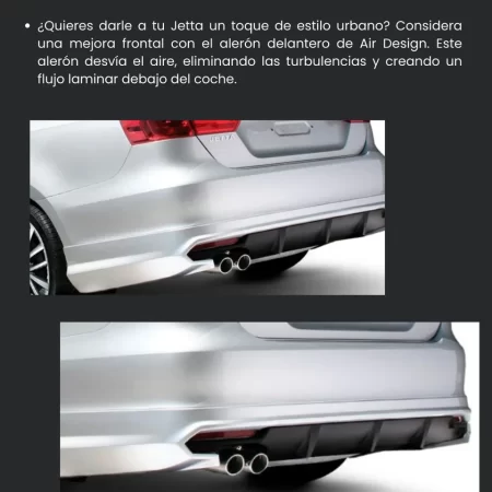 Spoiler Trasero Con Difusor Para Vw Jetta 2011-2014 - Image 2